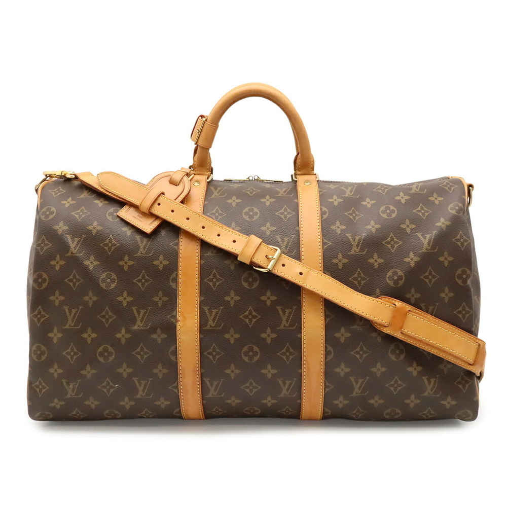 LOUIS VUITTON Authentic Brown Monogram Boston Bag